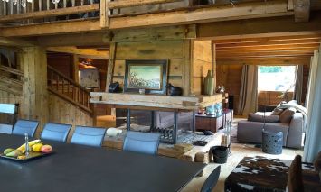luxury chalet 7 Rooms for seasonal rent on MEGEVE (74120)