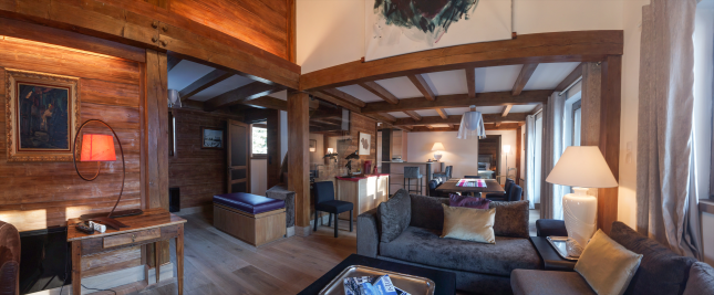 Location saisonnière Appartement de luxe Megève 6&nbsp;Pièces 180&nbsp;m²