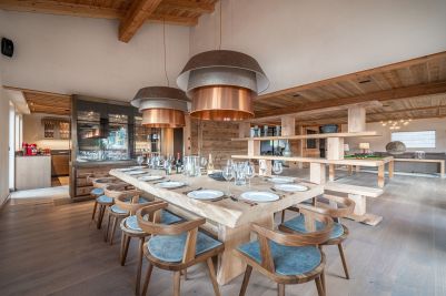 Location saisonnière Chalet de luxe Megève 15&nbsp;Pièces 700&nbsp;m²