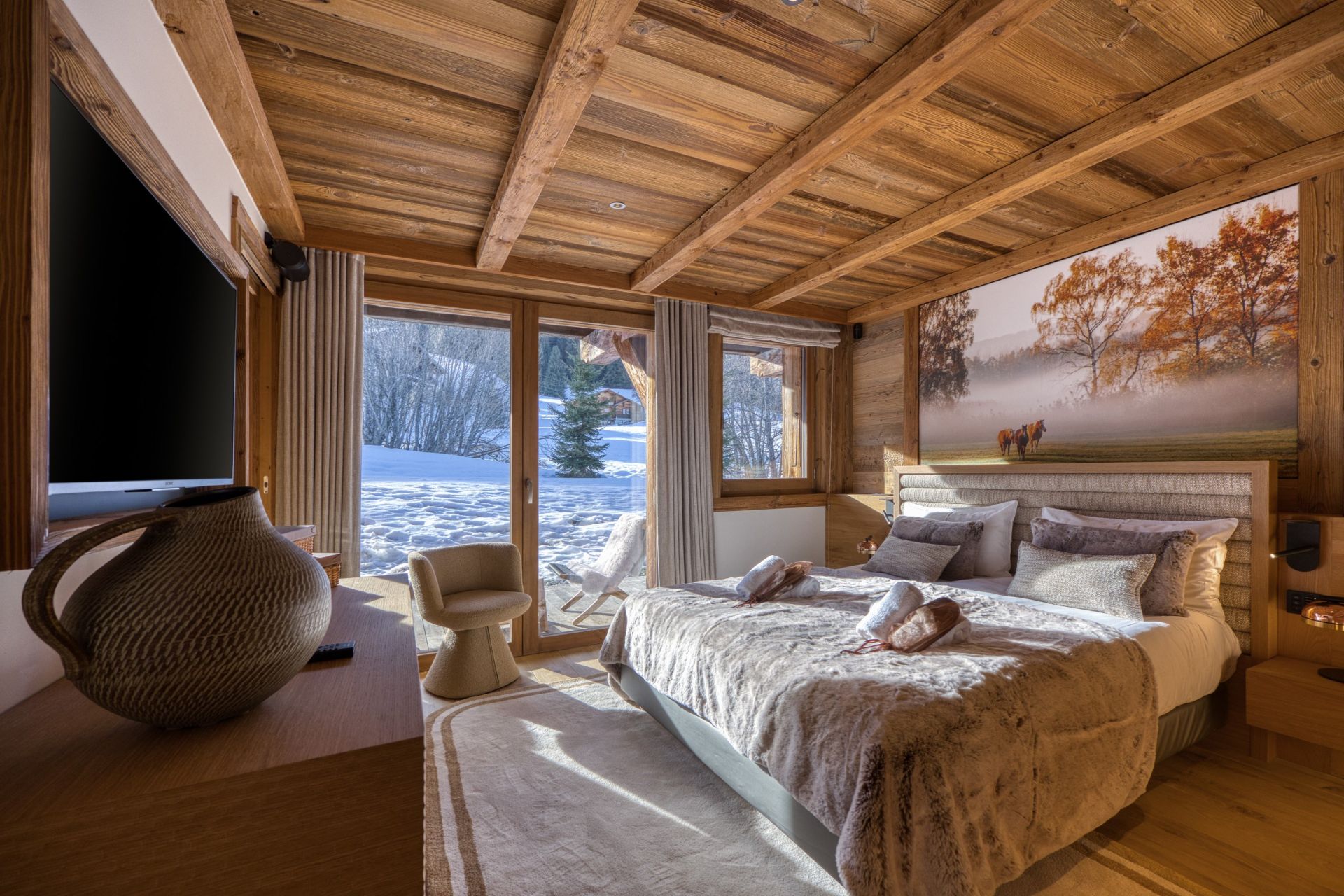 chalet de luxe 10 Pièces en location saisonnière sur MEGEVE (74120)