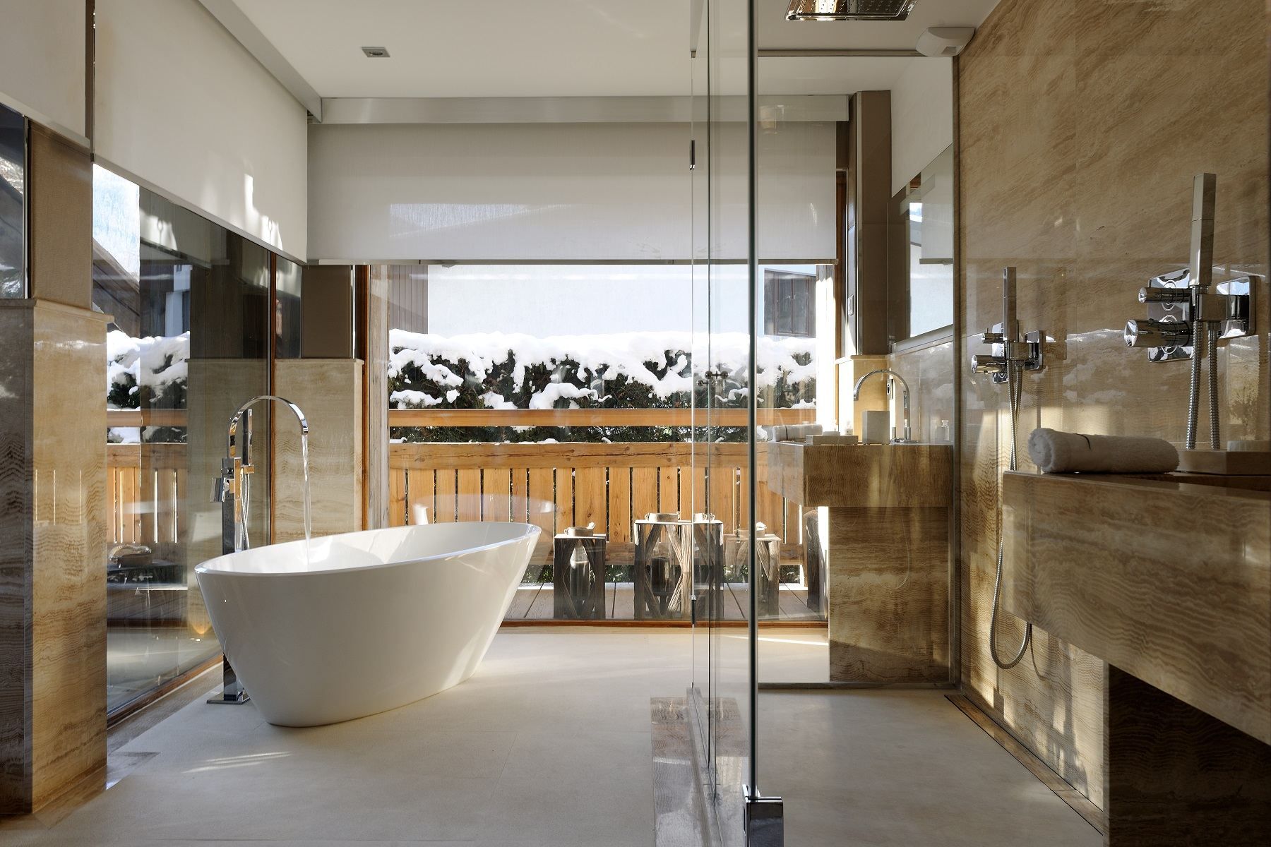 luxury chalet 7 Rooms for seasonal rent on MEGEVE (74120)