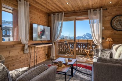 appartement de luxe 4 Pièces en location saisonnière sur MEGEVE (74120) Location saisonnière Appartement de luxe Megève 4 Pièces 60 m²
