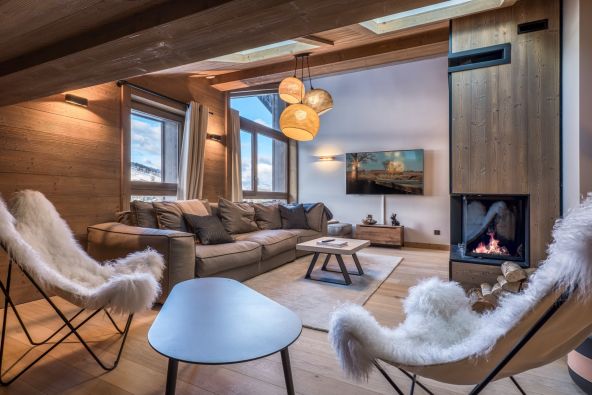 Rental Luxury triplex Megève 6&nbsp;Rooms 200&nbsp;m²