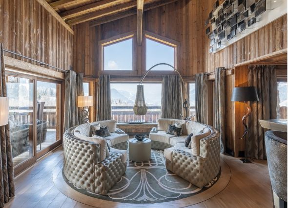 Rental Luxury chalet Megève 10&nbsp;Rooms 1350&nbsp;m²