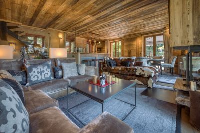 chalet de luxe 5 Pièces en location saisonnière sur MEGEVE (74120) Location saisonnière Chalet de luxe Megève 5 Pièces 180 m²