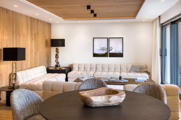 Rental Luxury apartment Megève 4 Rooms 90 m²