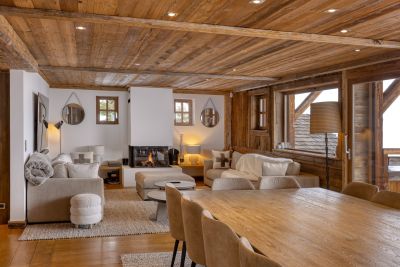 chalet de luxe 8 Pièces en location saisonnière sur MEGEVE (74120) Location saisonnière Chalet de luxe Megève 8 Pièces 420 m²