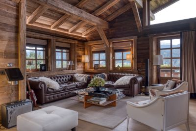 Location saisonnière Chalet de luxe Megève 7&nbsp;Pièces 400&nbsp;m²