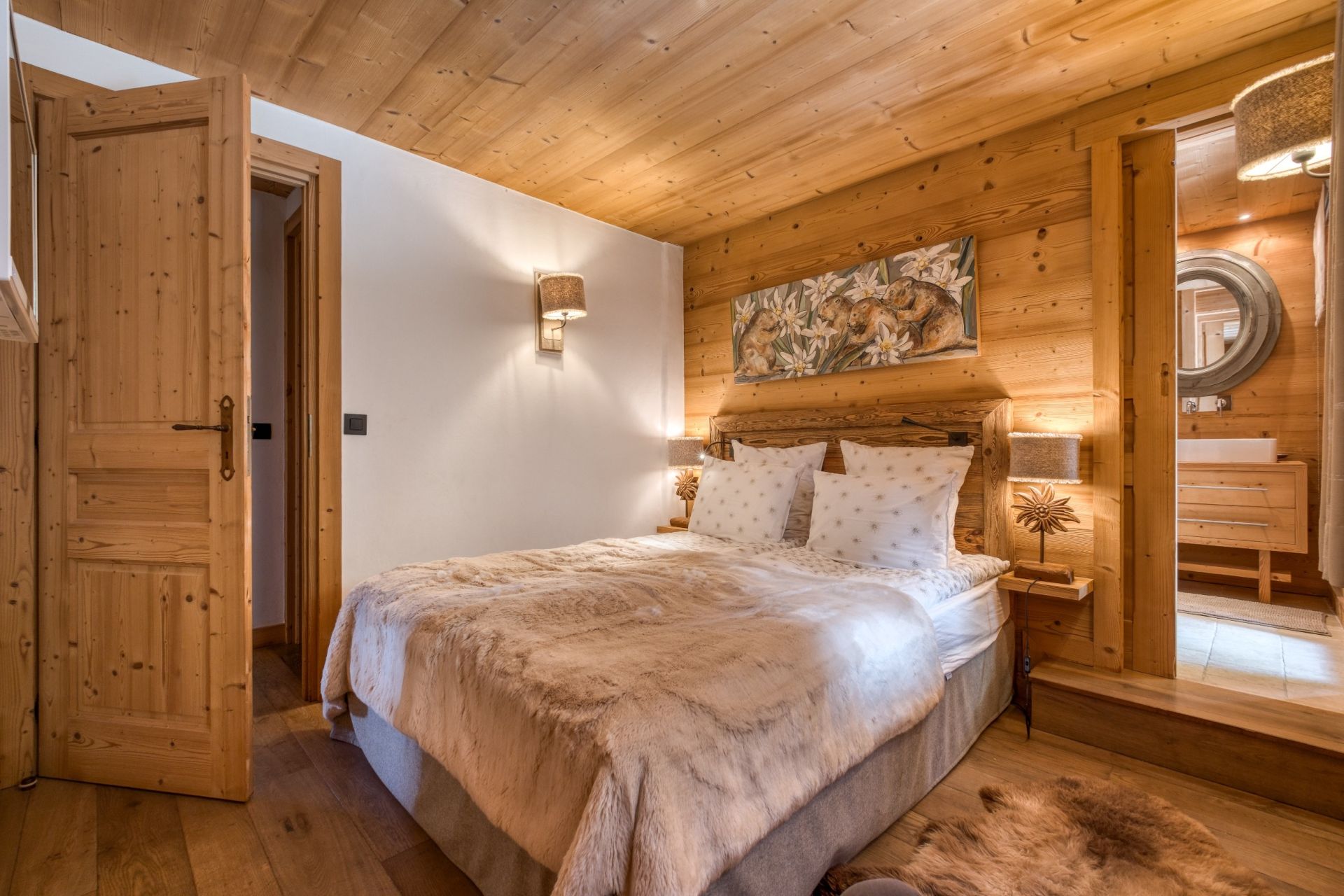 luxury chalet 6 Rooms for seasonal rent on MEGEVE (74120)