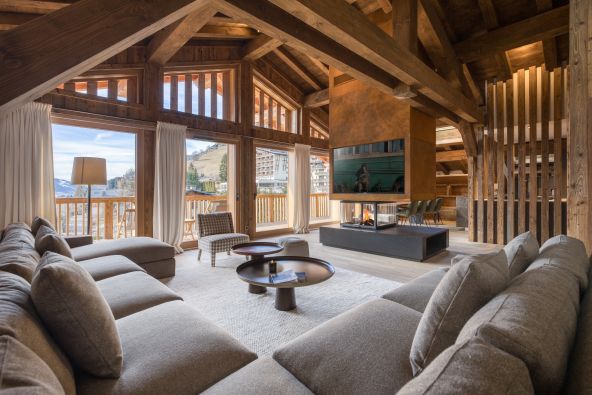 Rental Luxury apartment Megève 8&nbsp;Rooms 190&nbsp;m²