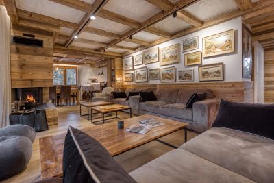 Rental Luxury apartment Megève 6&nbsp;Rooms 180&nbsp;m²