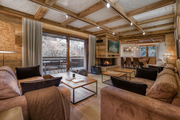 Rental Luxury apartment Megève 6&nbsp;Rooms 180&nbsp;m²