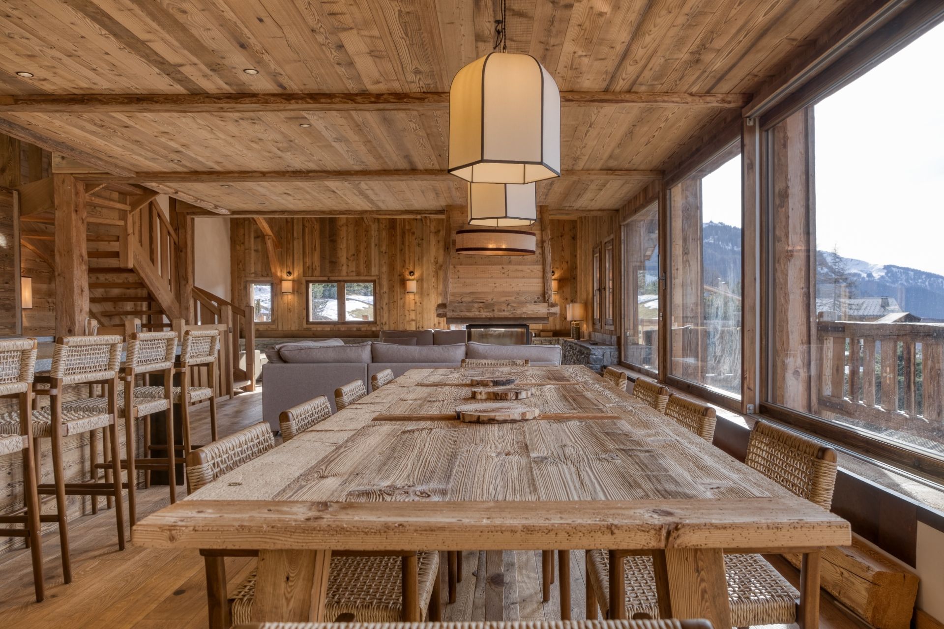 luxury chalet 9 Rooms for seasonal rent on MEGEVE (74120)
