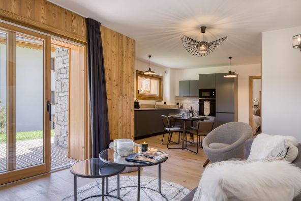 Location saisonnière Appartement de luxe Megève 3 Pièces 54 m²