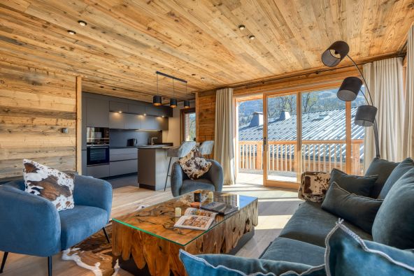 Location saisonnière Appartement de luxe Megève 4&nbsp;Pièces 107&nbsp;m²