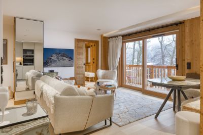 Location saisonnière Appartement de luxe Megève 3 Pièces 53 m²