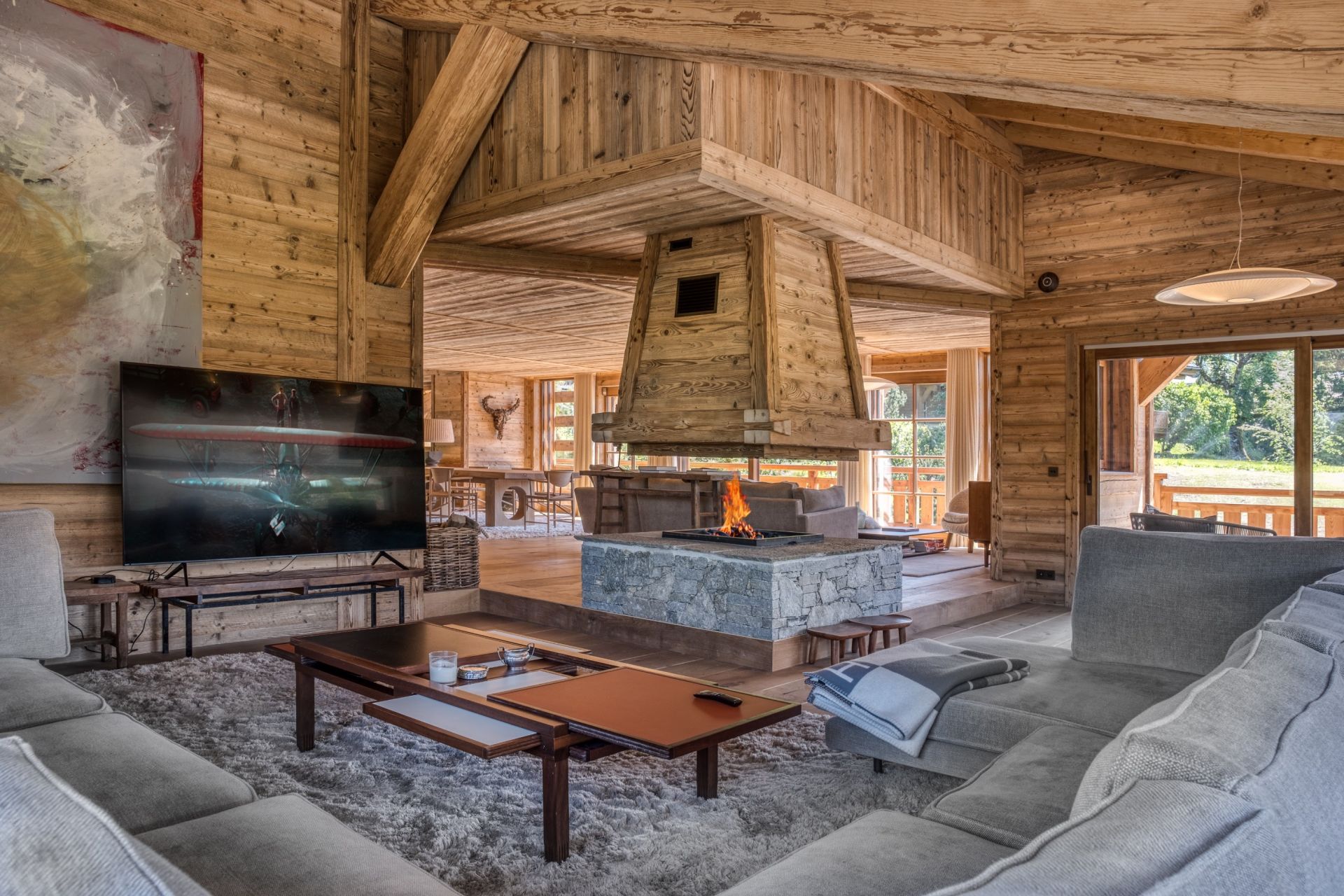 luxury chalet 10 Rooms for seasonal rent on MEGEVE (74120)