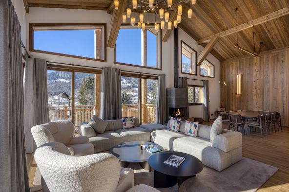 Location saisonnière Chalet de luxe Megève 6 Pièces 276 m²