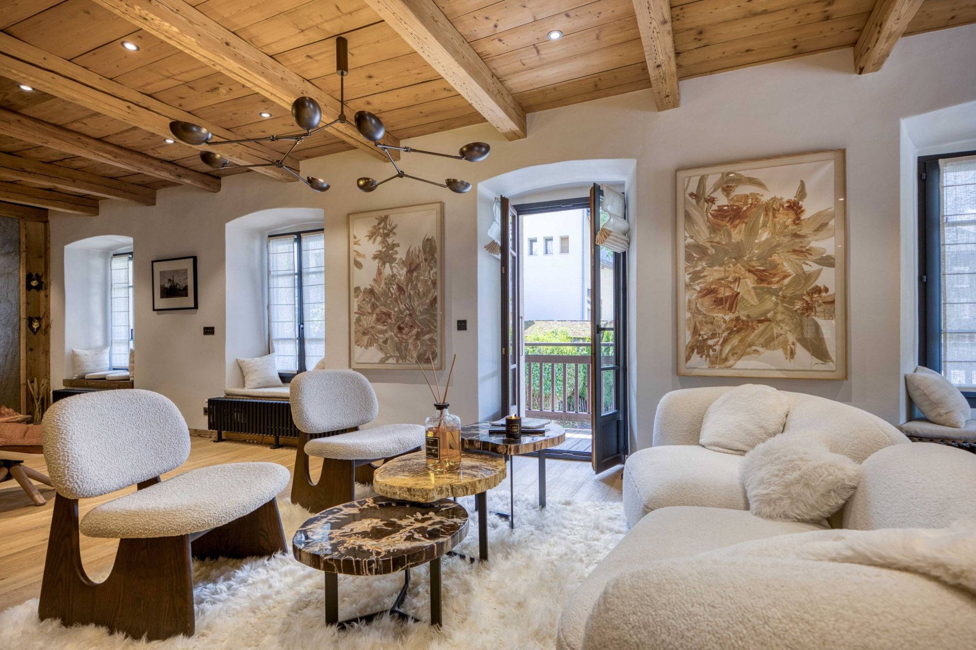 luxury apartment 6 Rooms for seasonal rent on MEGEVE (74120)