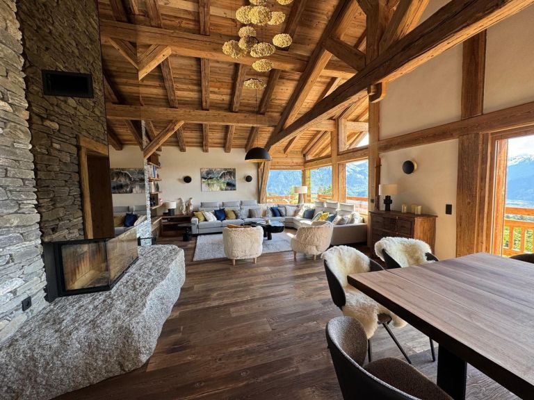 chalet de luxe 10 Pièces en location saisonnière sur COMBLOUX (74920)