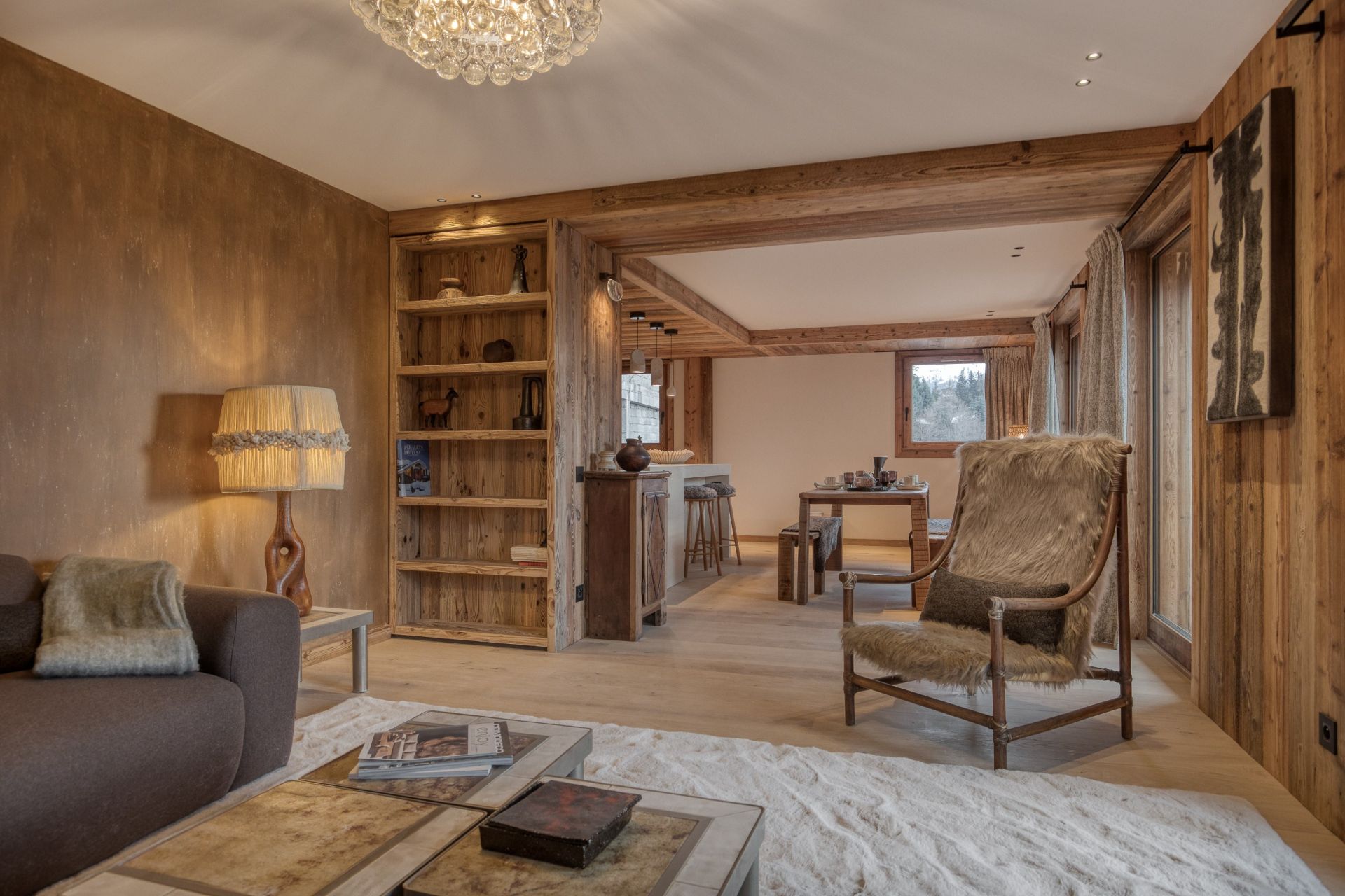 luxury apartment 5 Rooms for seasonal rent on MEGEVE (74120)