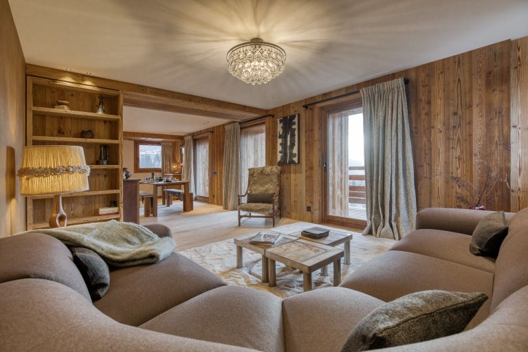 luxury apartment 5 Rooms for seasonal rent on MEGEVE (74120)