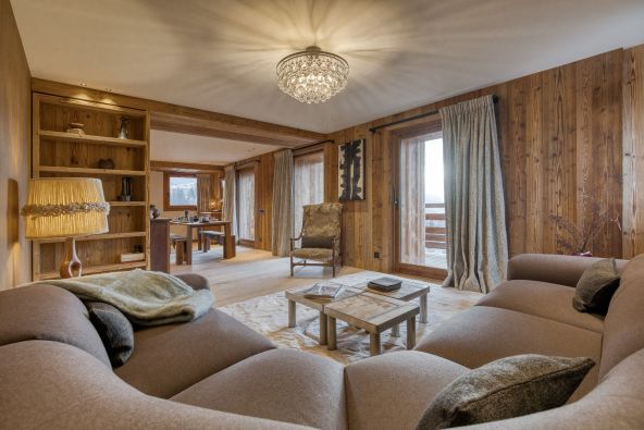 Location saisonnière Appartement de luxe Megève 5 Pièces 109 m²