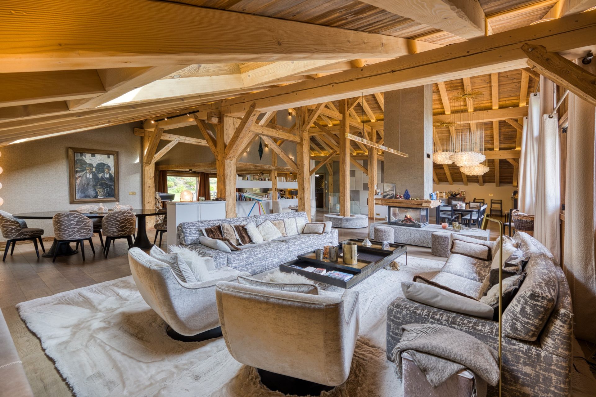 chalet de luxe 8 Pièces en location saisonnière sur MEGEVE (74120)