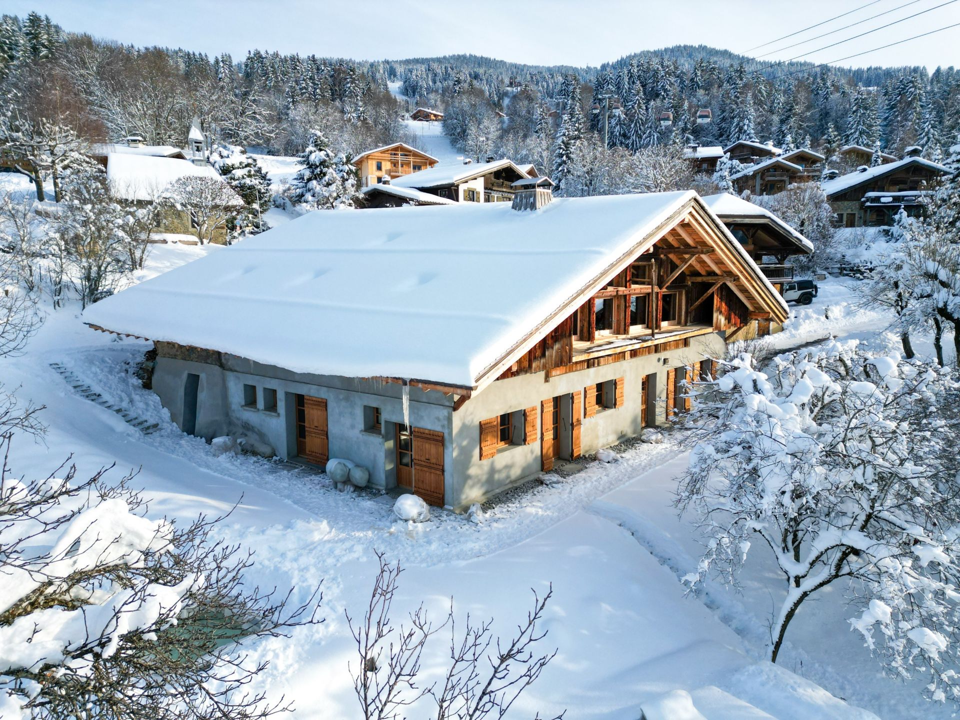 chalet de luxe 8 Pièces en location saisonnière sur MEGEVE (74120)