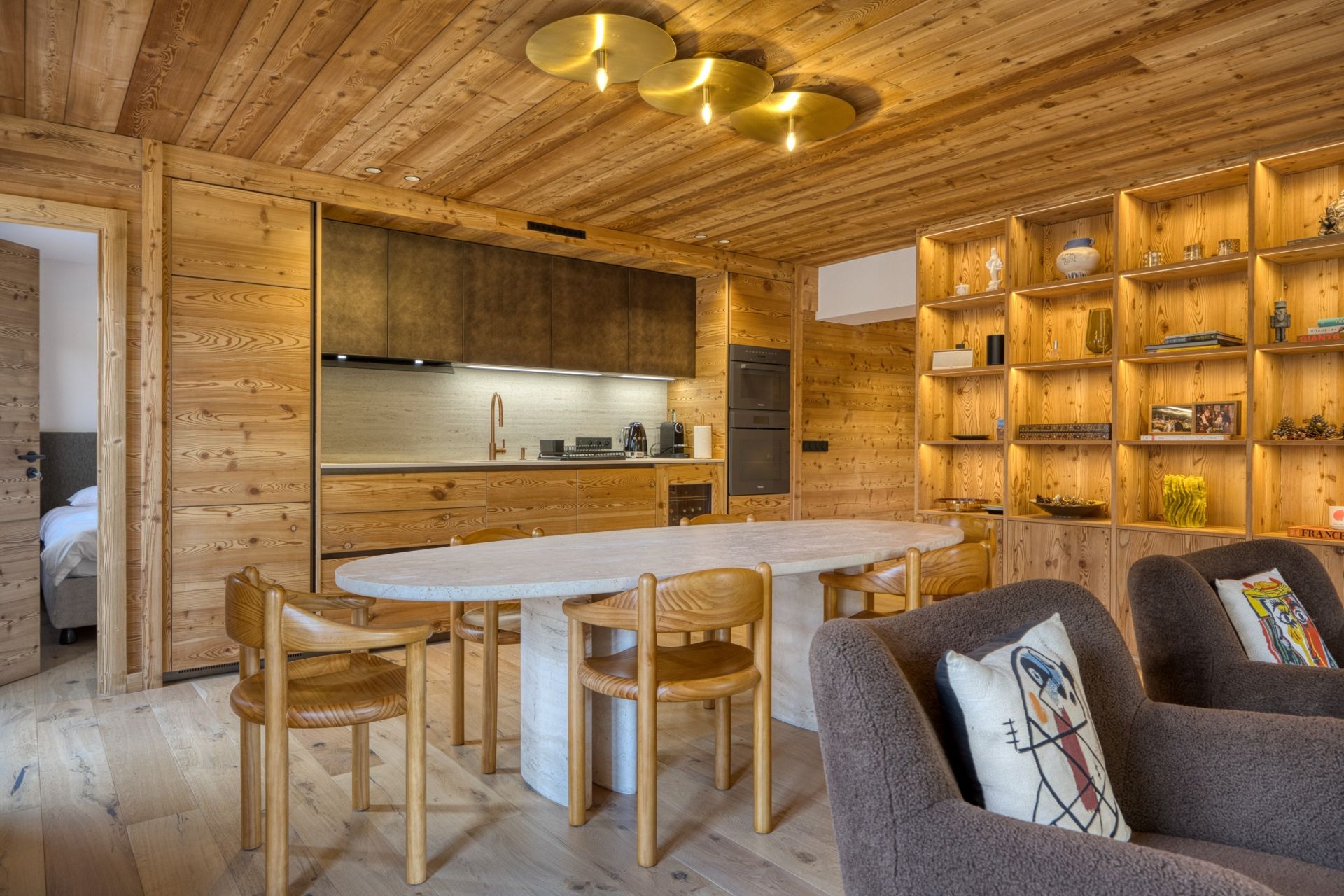 luxury apartment 5 Rooms for seasonal rent on MEGEVE (74120)
