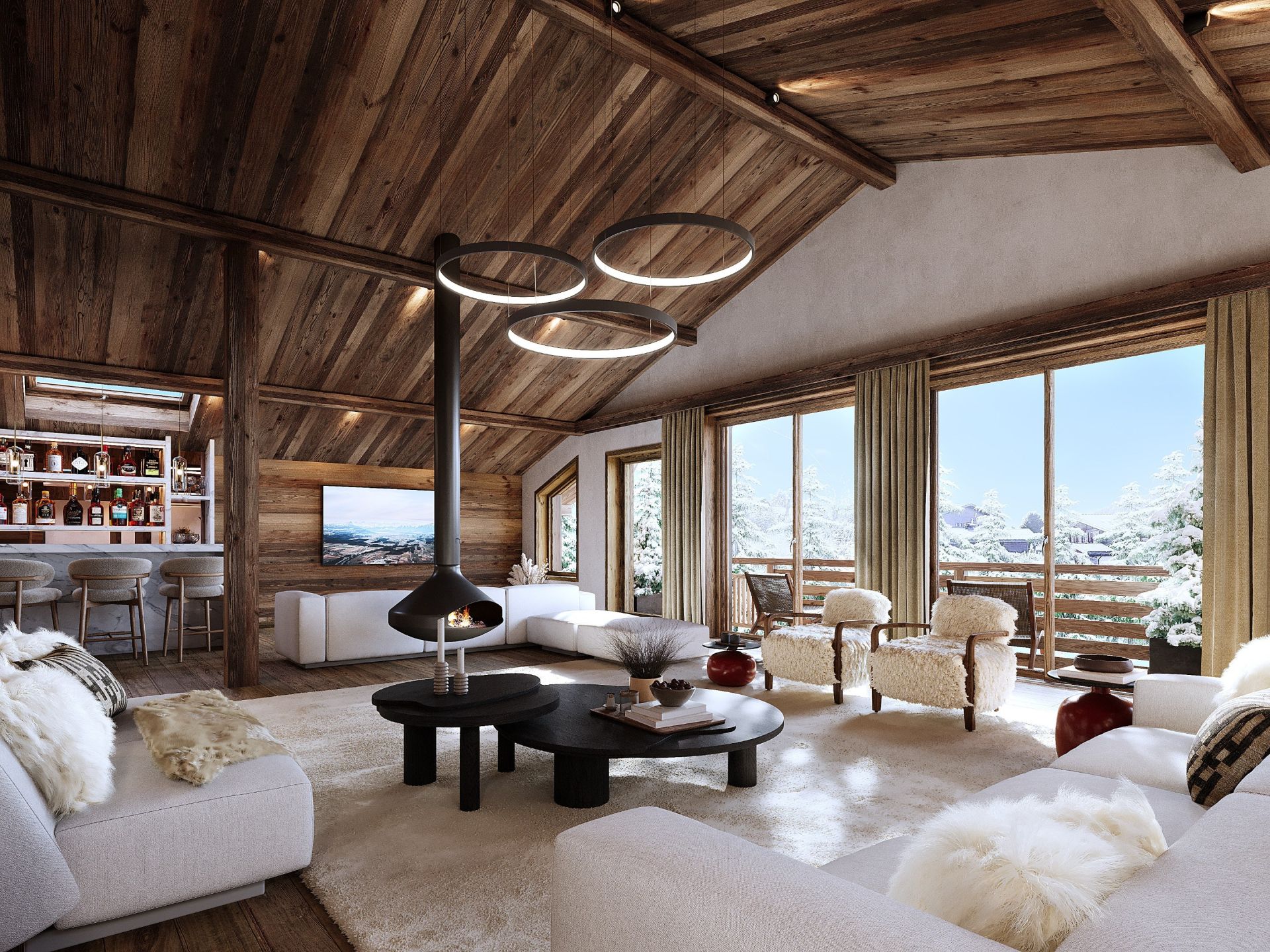 luxury chalet 7 Rooms for sale on MEGEVE (74120)