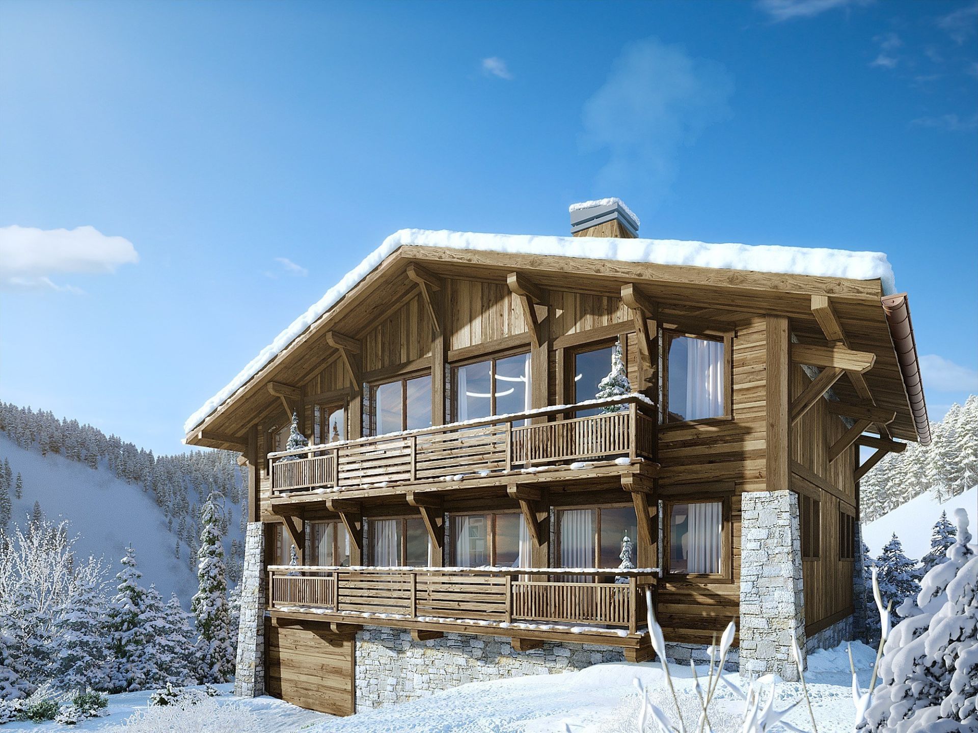 luxury chalet 7 Rooms for sale on MEGEVE (74120)