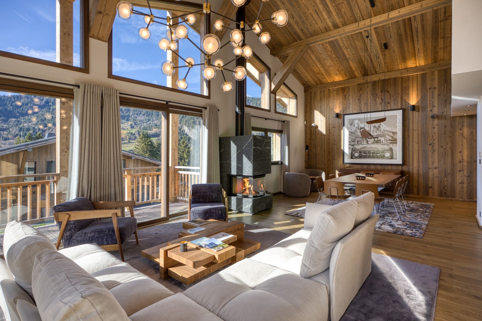 chalet de luxe 8 Pièces en location saisonnière sur MEGEVE (74120)