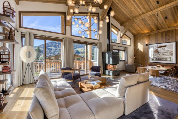 Location saisonnière Chalet de luxe Megève 8 Pièces 277 m²