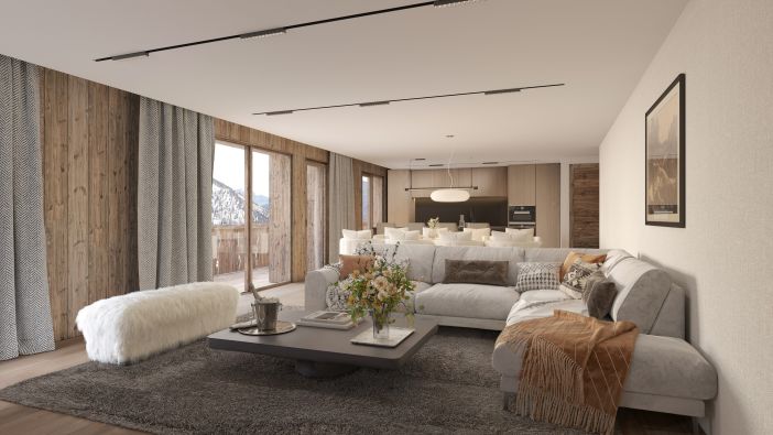 Vente Appartement de luxe Megève 4&nbsp;Pièces 114&nbsp;m²