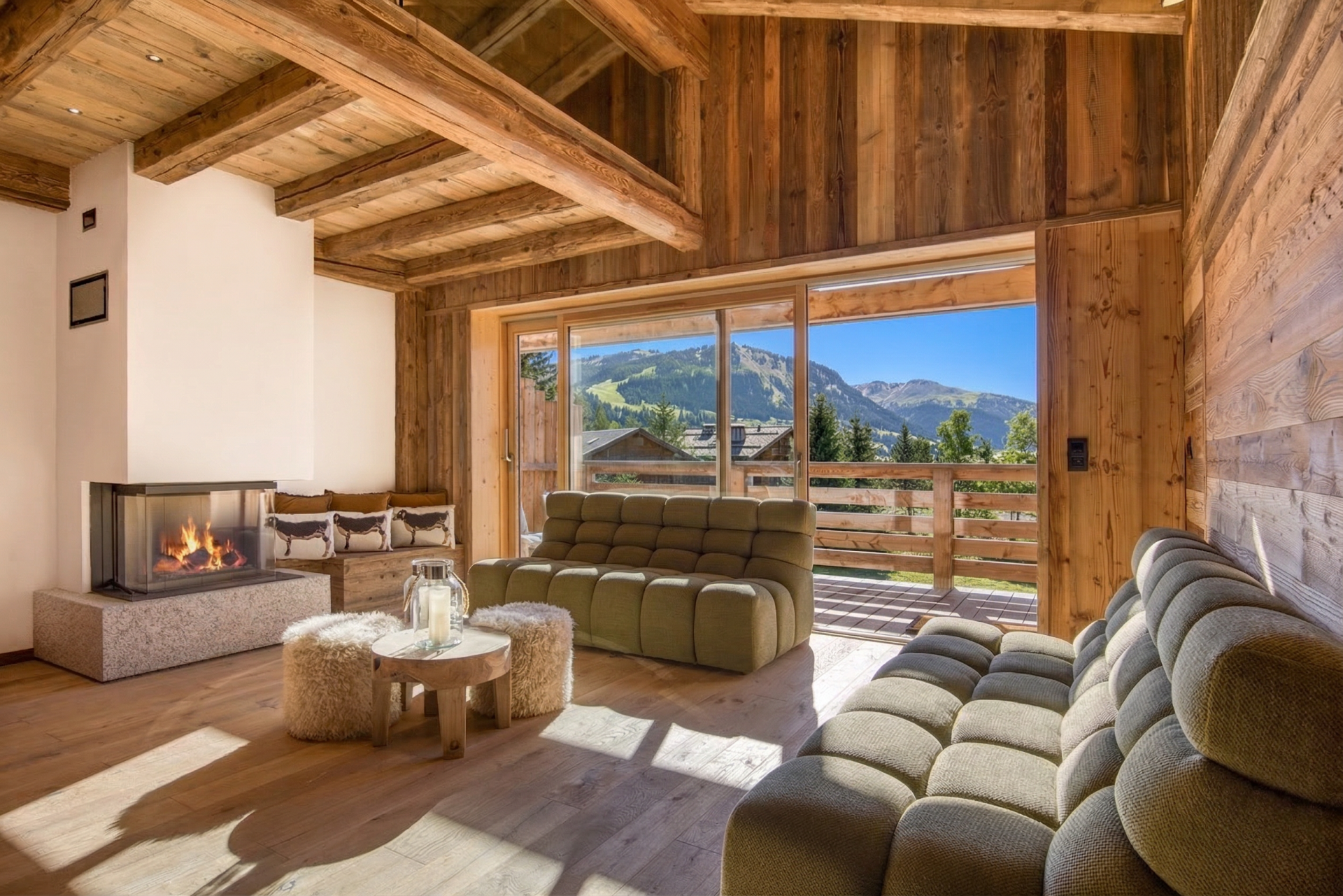 luxury apartment 5 Rooms for seasonal rent on MEGEVE (74120)