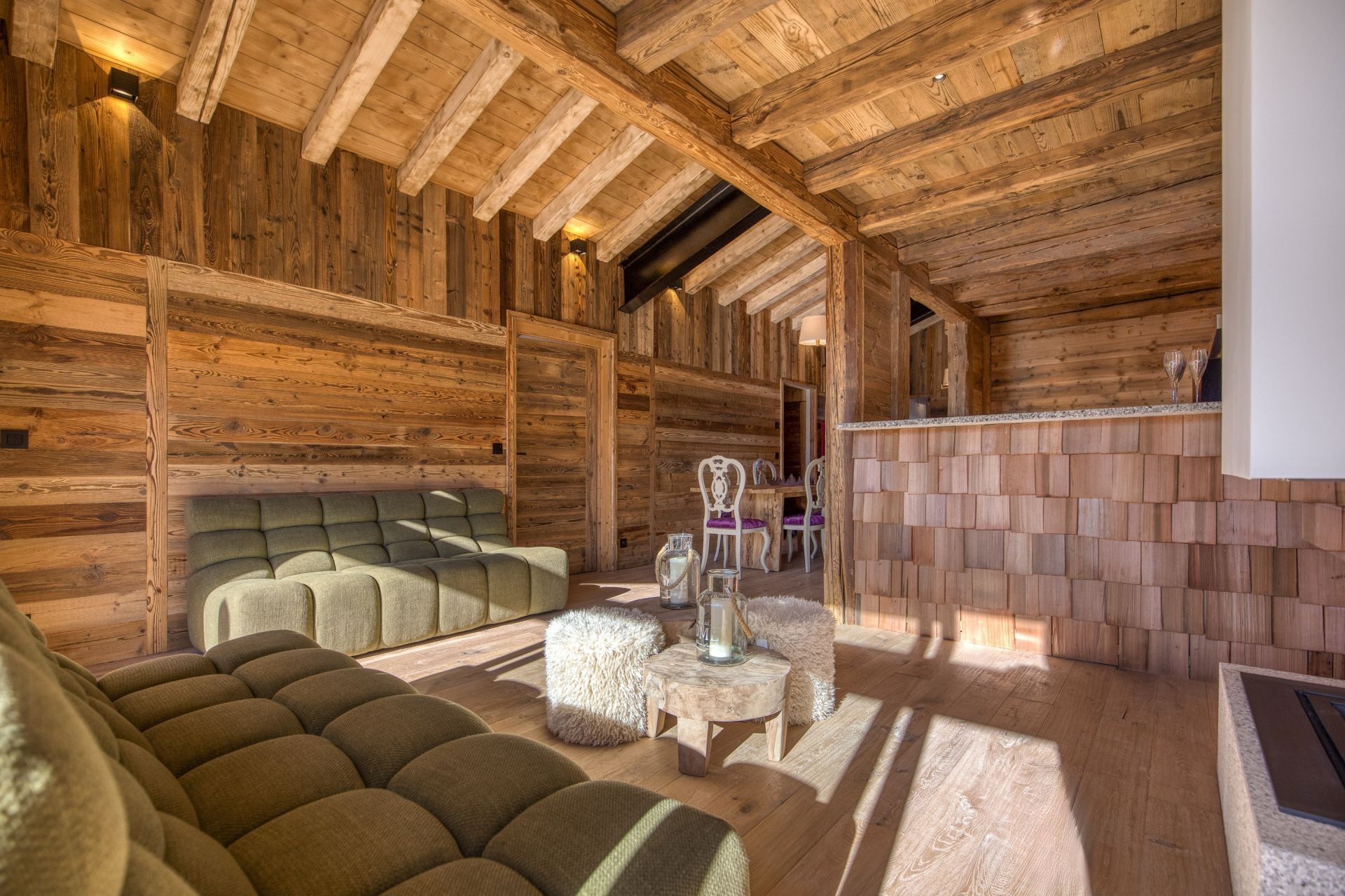 luxury apartment 5 Rooms for seasonal rent on MEGEVE (74120)
