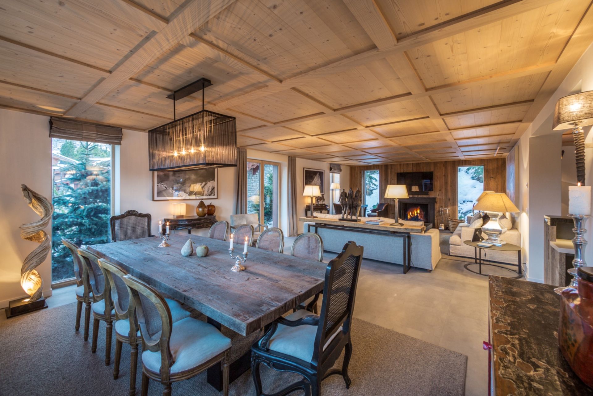 luxury chalet 8 Rooms for seasonal rent on COURCHEVEL (73120)
