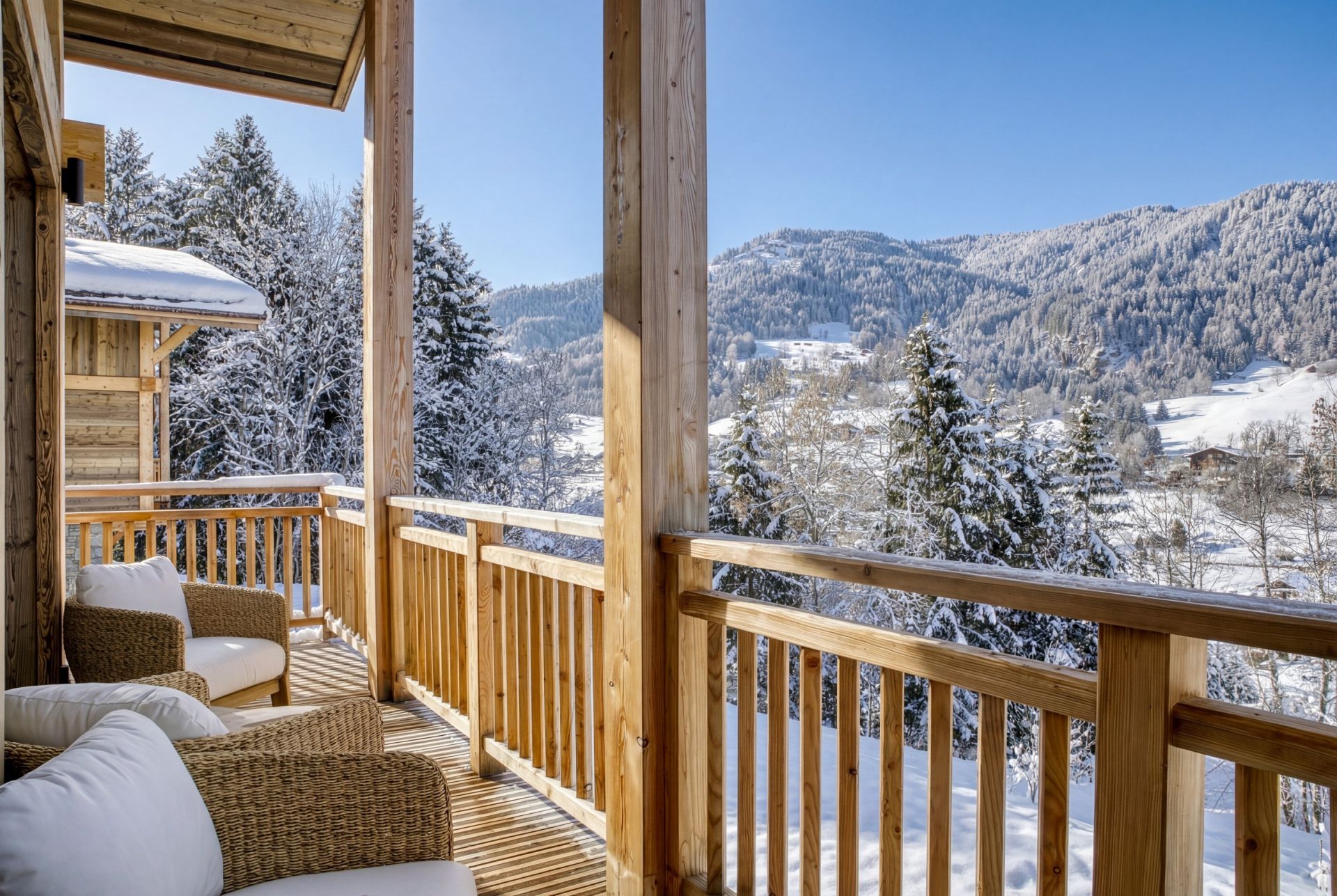 luxury chalet 8 Rooms for seasonal rent on MEGEVE (74120)