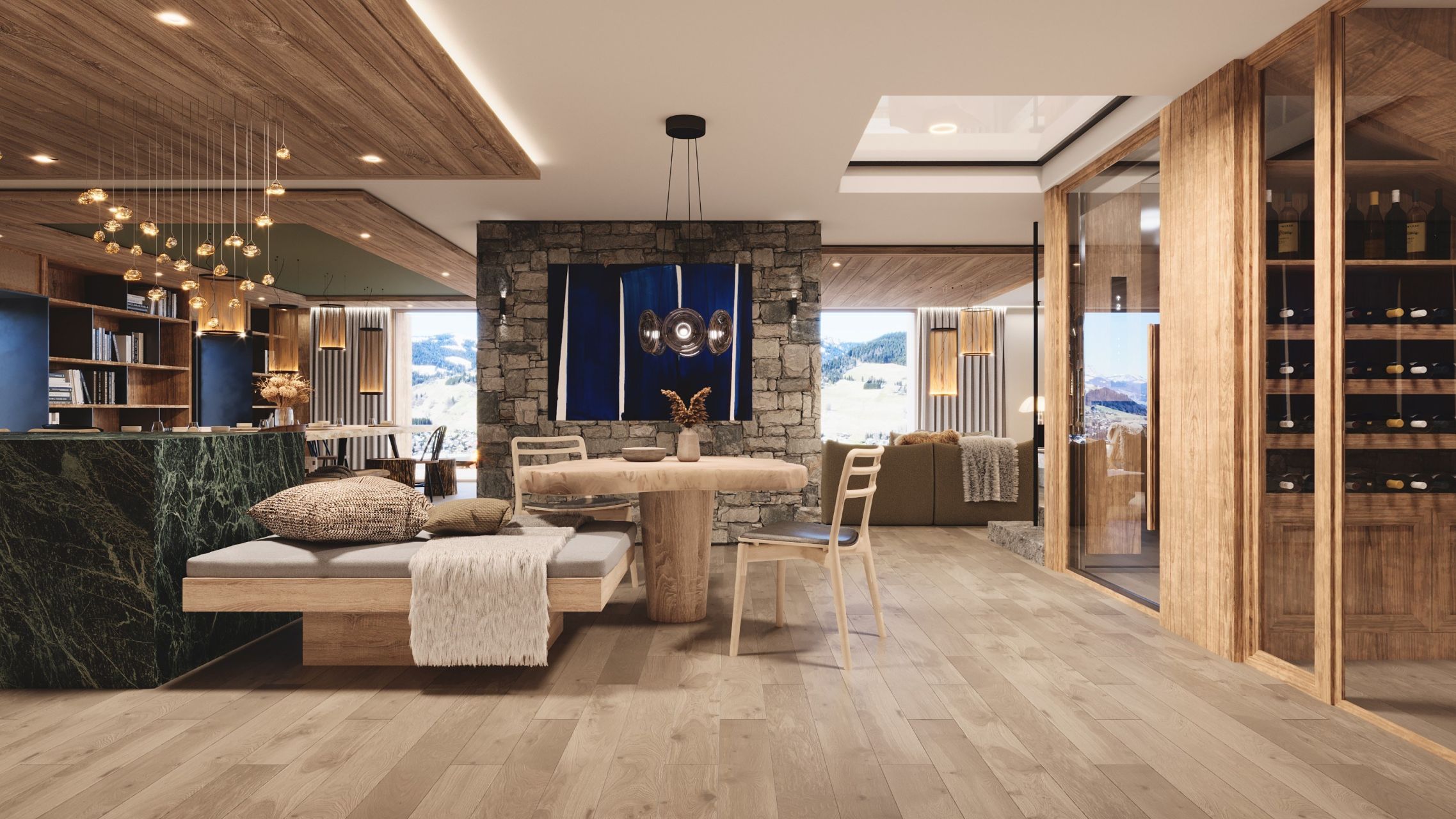 luxury chalet 7 Rooms for sale on MEGEVE (74120)