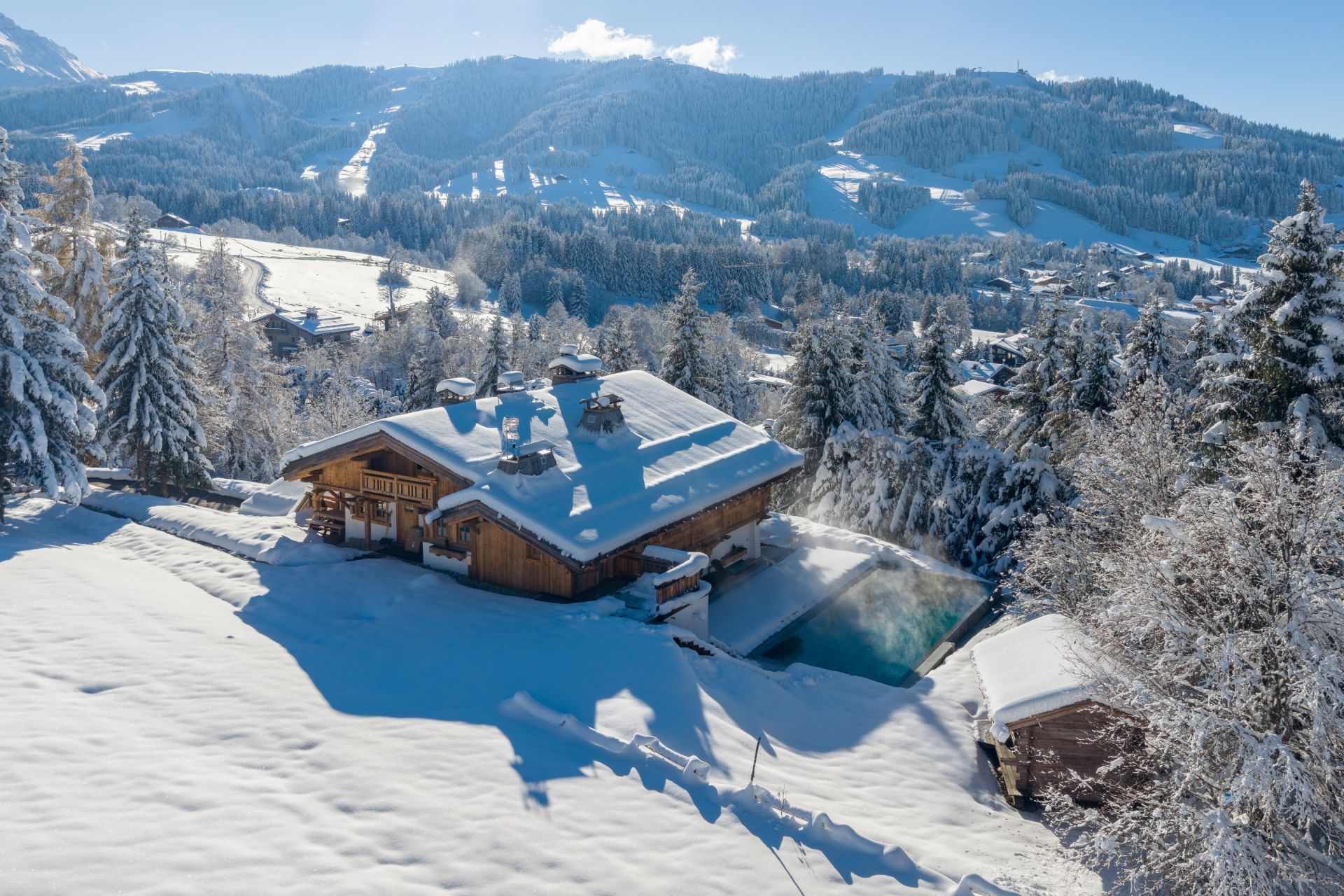 luxury chalet 16 Rooms for seasonal rent on MEGEVE (74120)