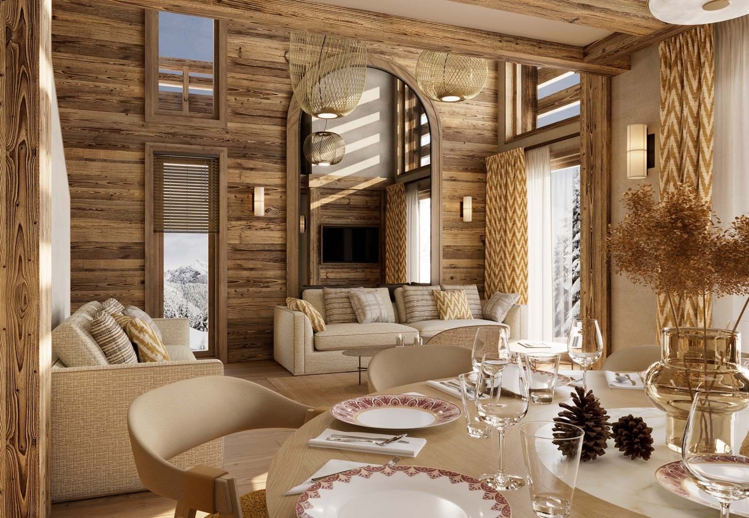 luxury duplex 4 Rooms for sale on MEGEVE (74120)