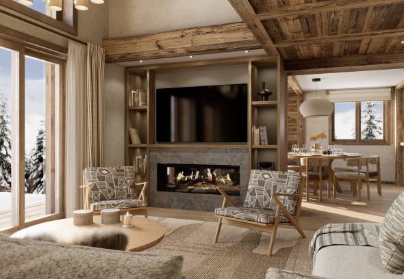 Vente Triplex de luxe Megève 4&nbsp;Pièces 144&nbsp;m²