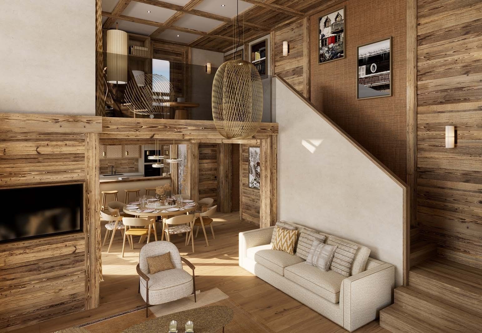luxury duplex 4 Rooms for sale on MEGEVE (74120)
