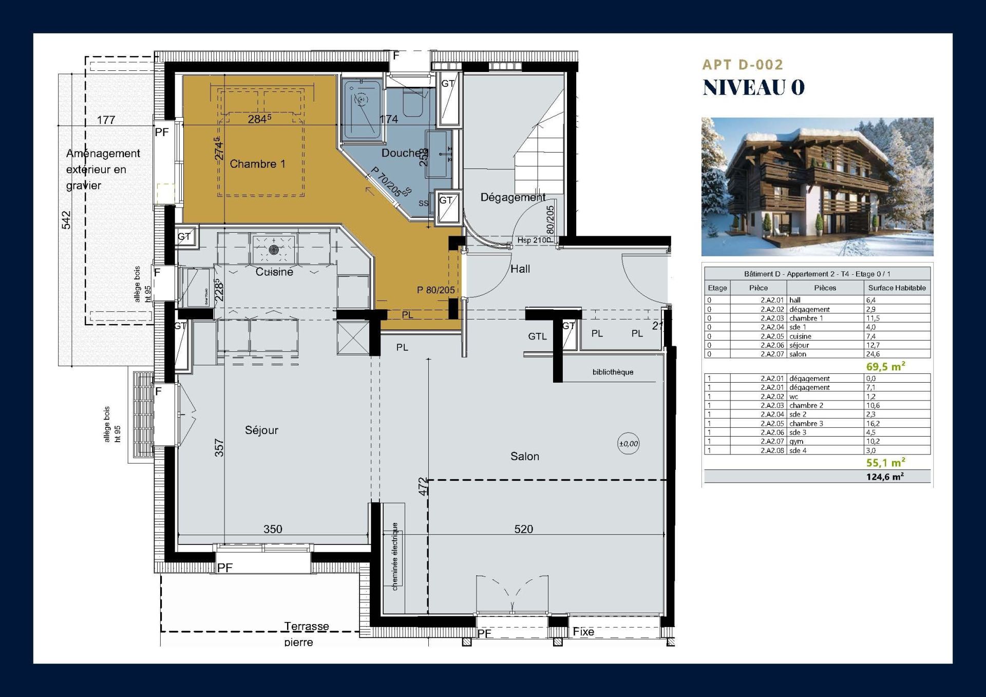 duplex de luxe 4 Pièces en vente sur MEGEVE (74120)