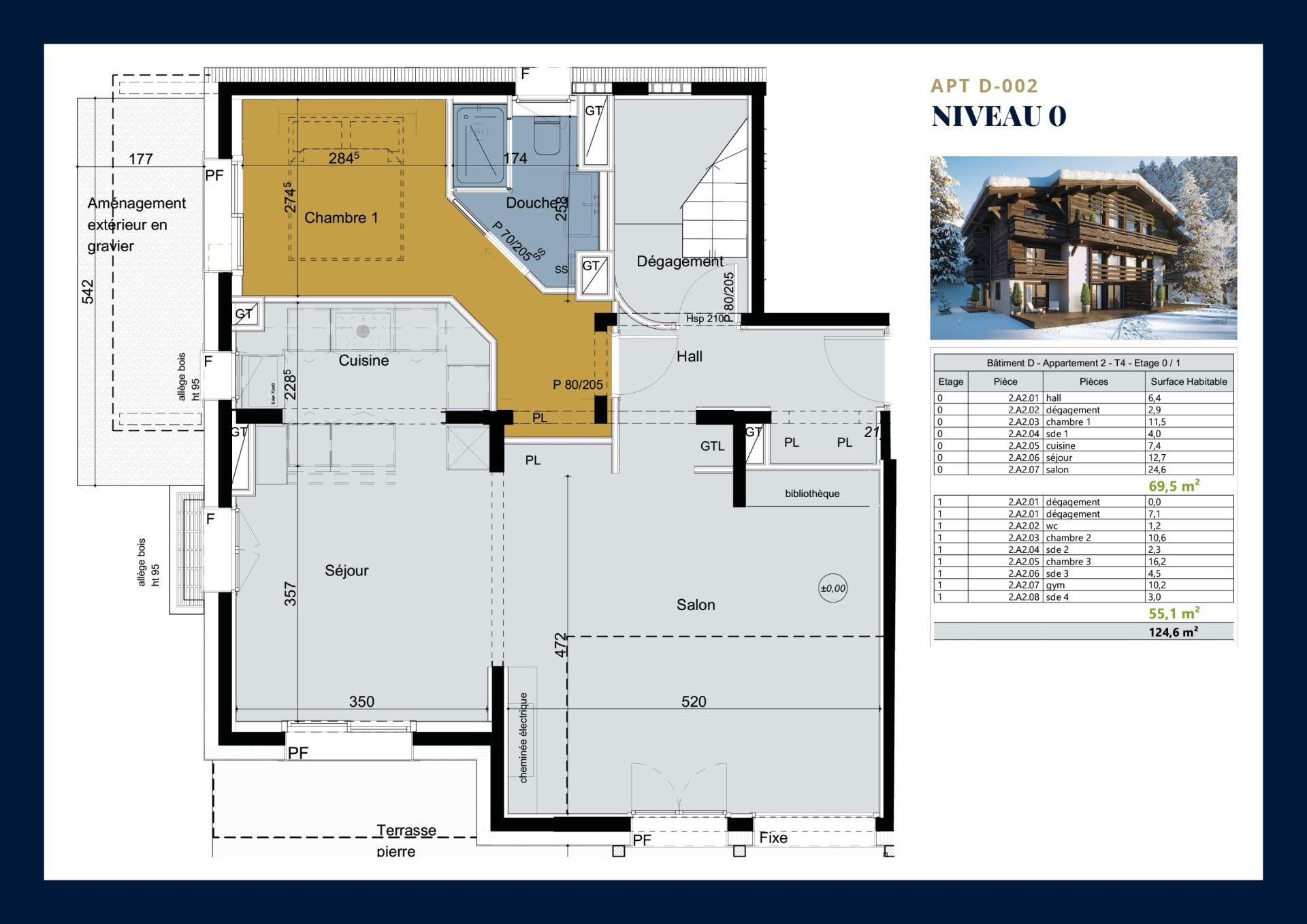 duplex de luxe 4 Pièces en vente sur MEGEVE (74120)