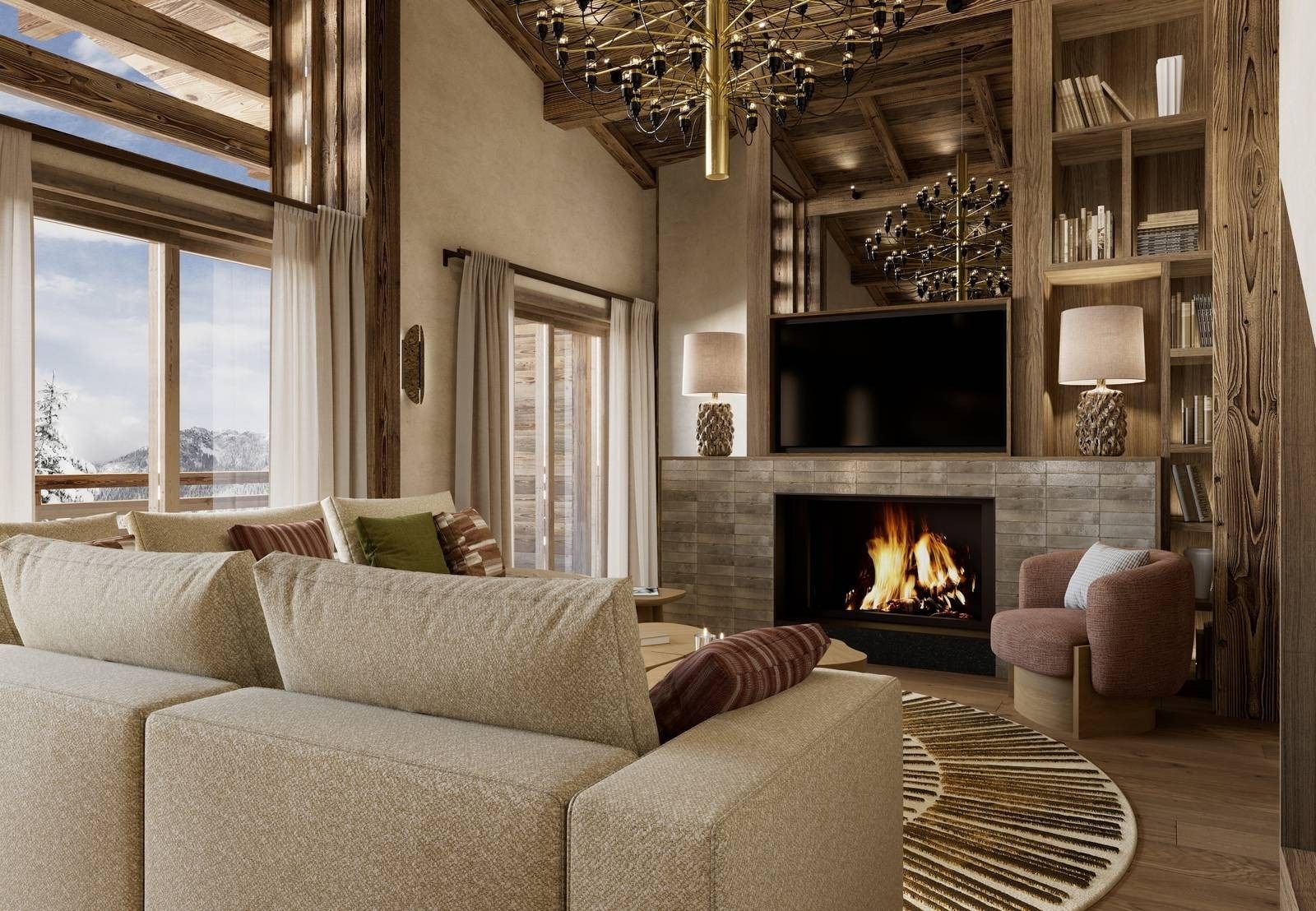 luxury triplex 6 Rooms for sale on MEGEVE (74120)
