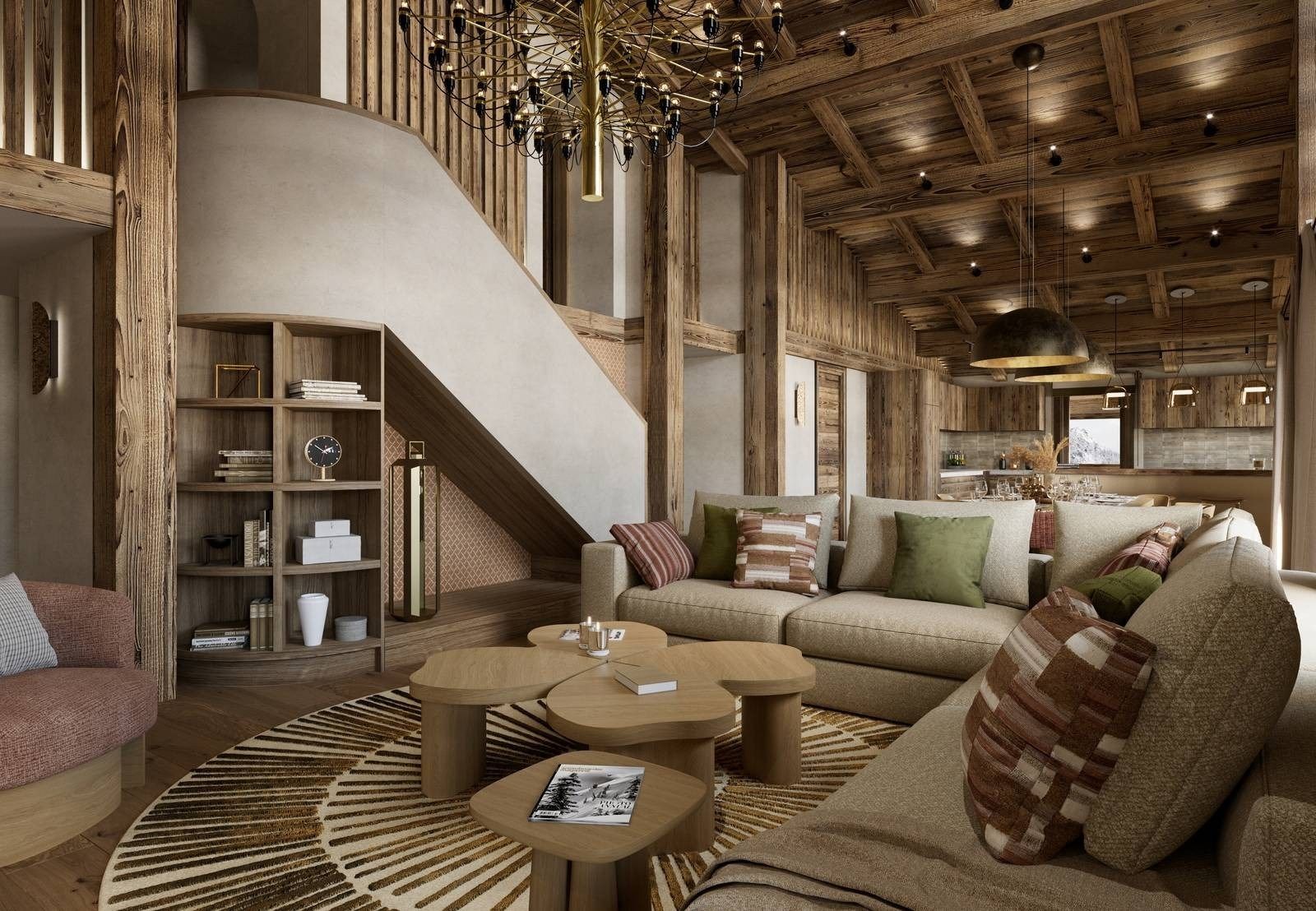 luxury triplex 6 Rooms for sale on MEGEVE (74120)