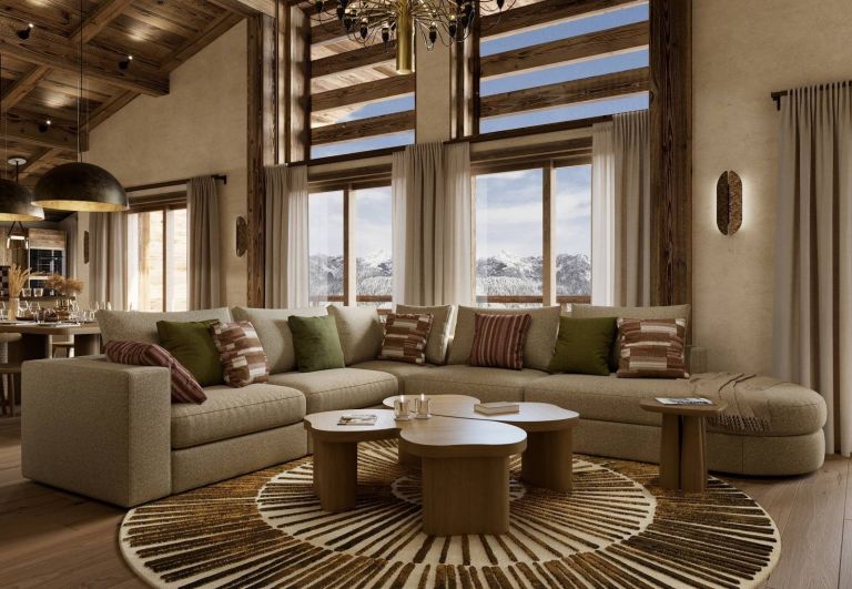 luxury triplex 6 Rooms for sale on MEGEVE (74120)