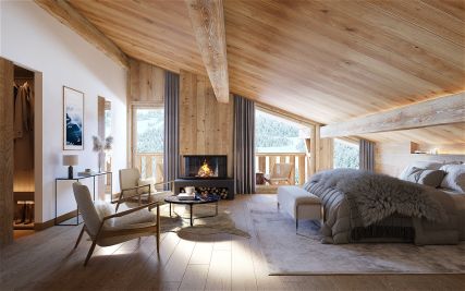 Vente Chalet de luxe Megève 6&nbsp;Pièces 210&nbsp;m²